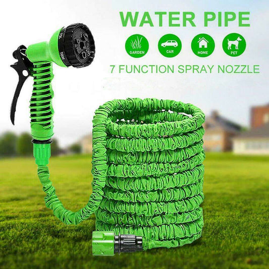 50 Feet Expandable Magic Water Hose Pipe With Spray