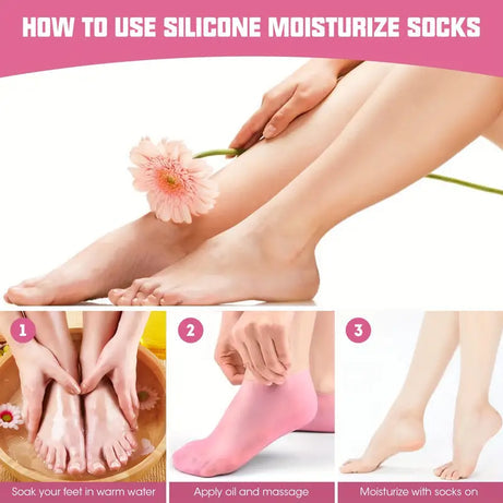 Silicone Moisturizing Socks 75 GM IMPORTED