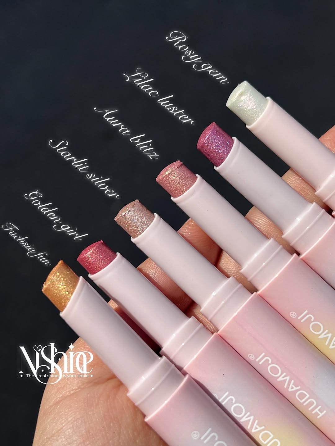 HUDAMOJI- glitter jelly eyeshadows