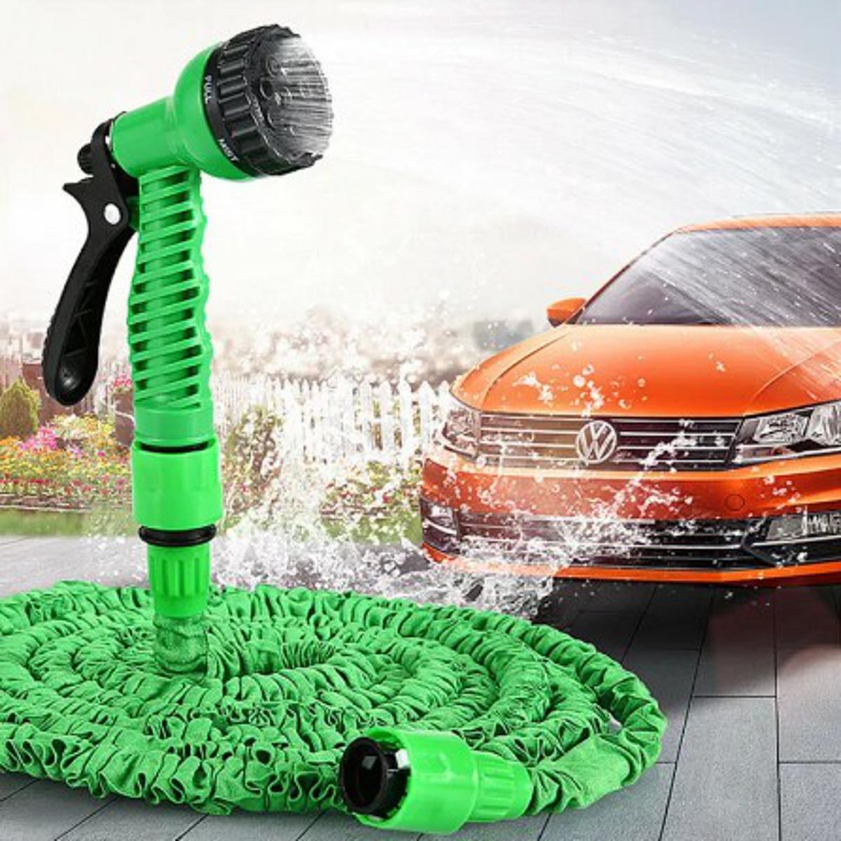 50 Feet Expandable Magic Water Hose Pipe With Spray