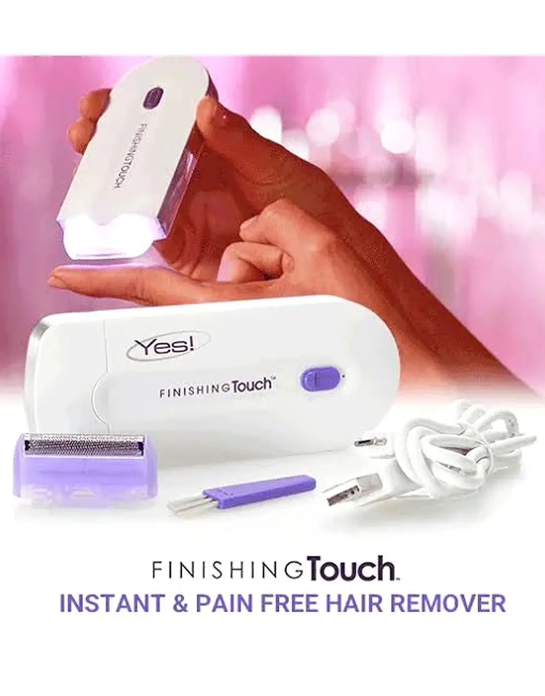 Rechargeable Yes! Finishing Touch Hair Removal Machine